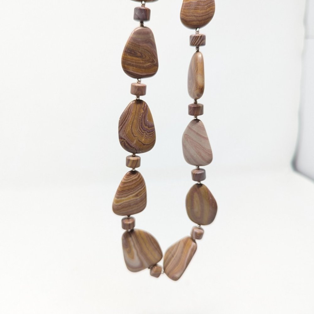 Mine Finds By Jay King Desert Rose Trading Stone Necklace With Sterling Silver View 3